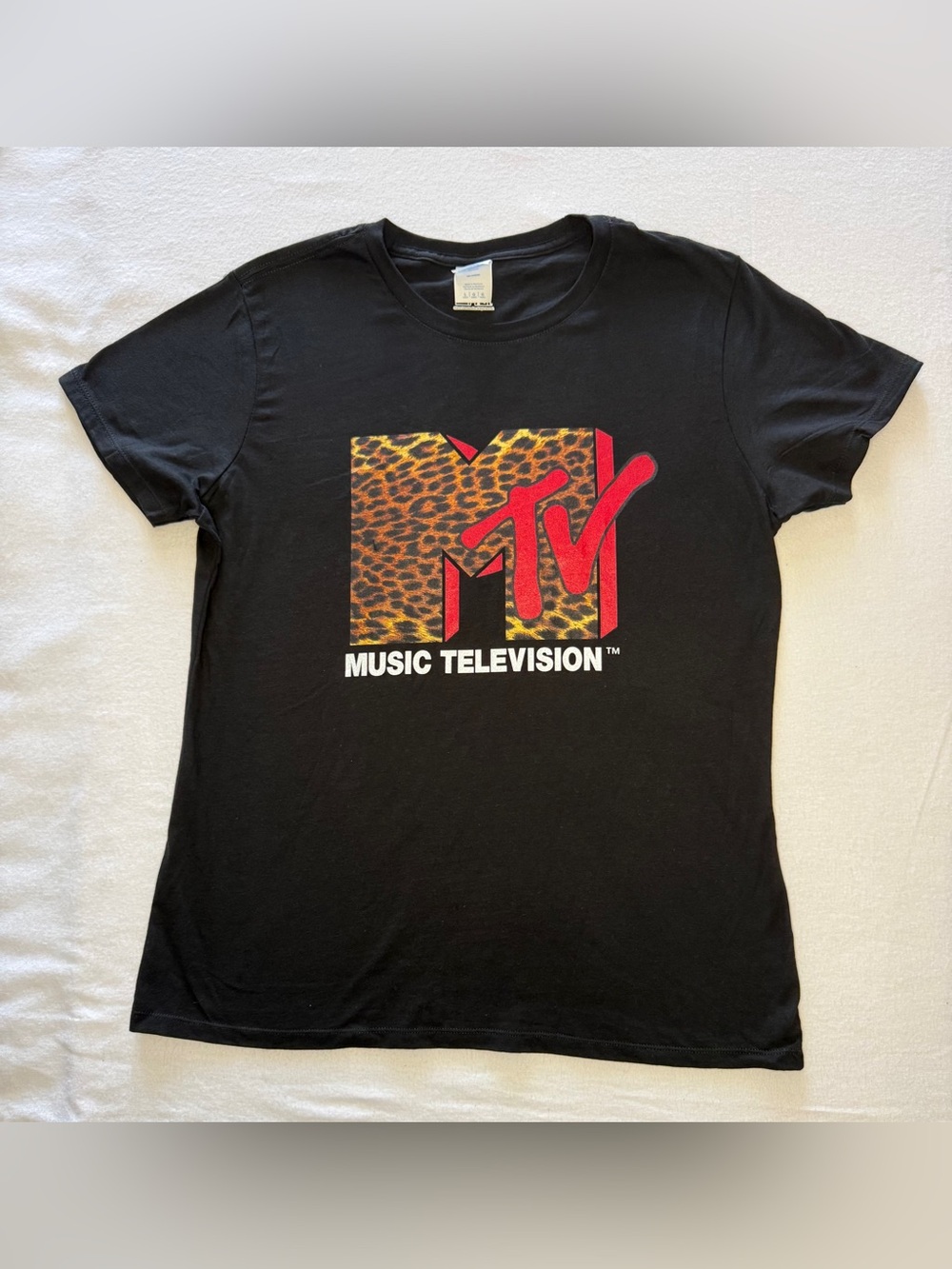 MTV Licensed Leopard Logo NWOT Unisex Large